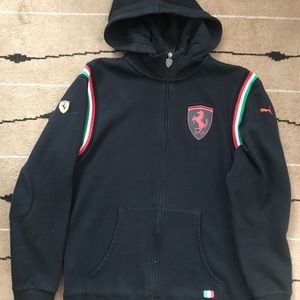 Puma/Ferrari Boys Hooded Sweat Jacket